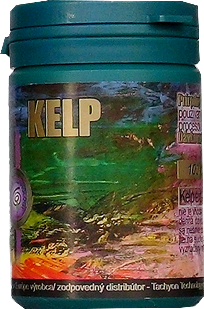 Kelp, štítna žľaza, energia